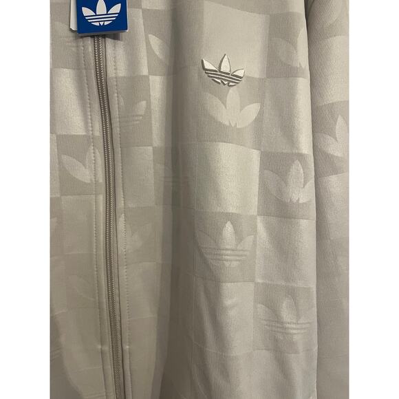 NEW ADIDAS ORIGINALS Monogram Track Jacket Size XL Men's Clear Brown JY2980 - Picture 5 of 6